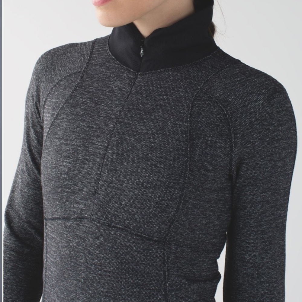 Lululemon Runderful Pullover Zip Front Sweatshirt. Size 4 - Picture 7 of 7
